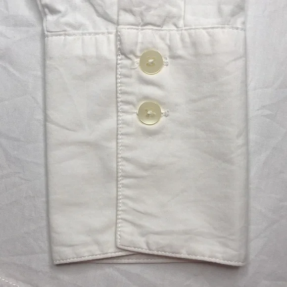 Eddie Bauer Women’s Button Front, French Cuff Cotton Poplin Shirt - Picture 5 of 8
